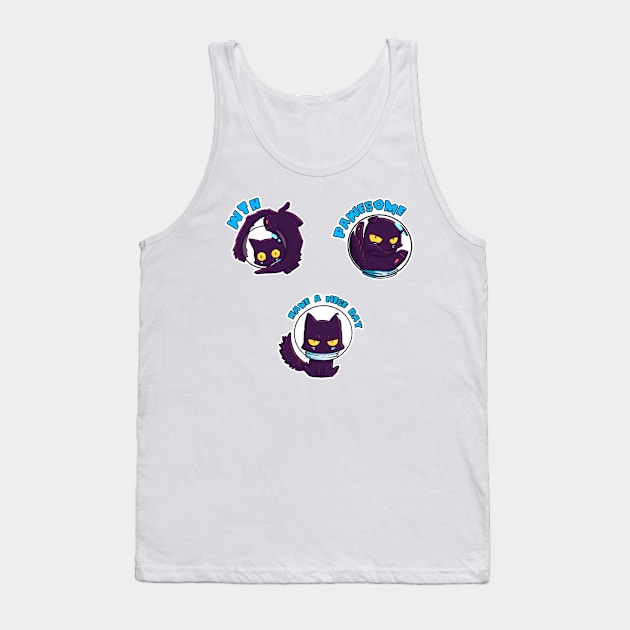 Space Cat Adventures Tank Top by Susto